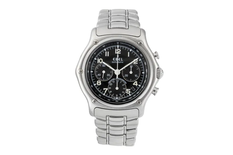 Ebel Le Modulor chronograph steel automatic men's watch E9137240 [2600993]