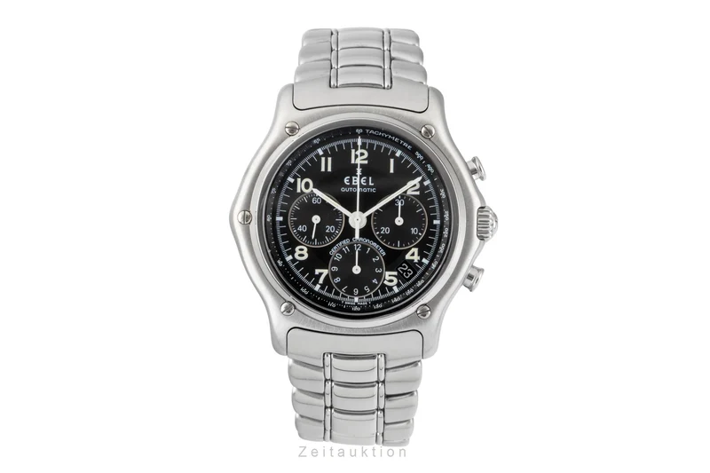 Ebel Le Modulor chronograph steel automatic men's watch E9137240 [2600993]