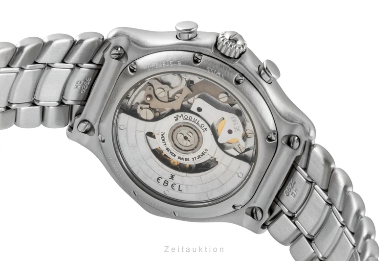 Ebel Le Modulor chronograph steel automatic men's watch E9137240 [2600993]