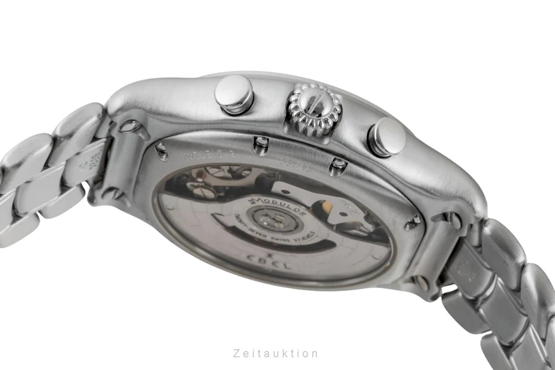 Ebel Le Modulor chronograph steel automatic men's watch E9137240 [2600993]