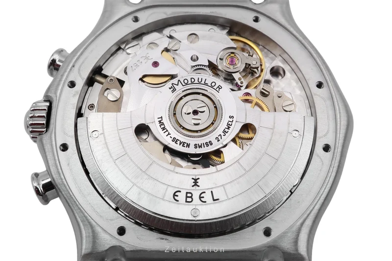 Ebel Le Modulor chronograph steel automatic men's watch E9137240 [2600993]