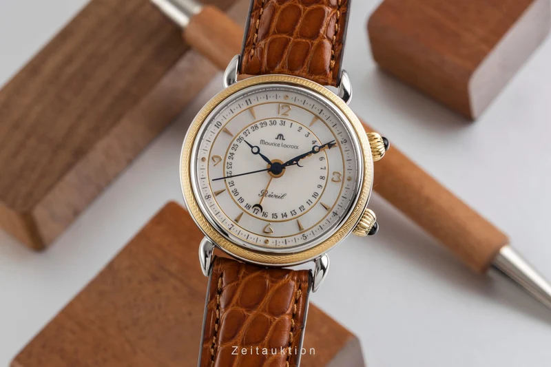 Maurice Lacroix Reveil steel / gold manual winding women's watch 63511 [2600789]