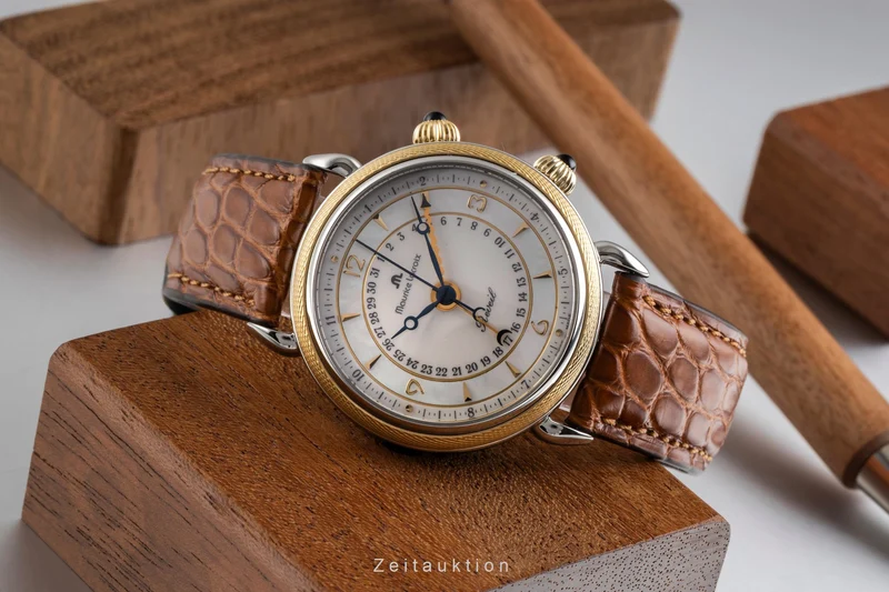 Maurice Lacroix Reveil steel / gold manual winding women's watch 63511 [2600789]