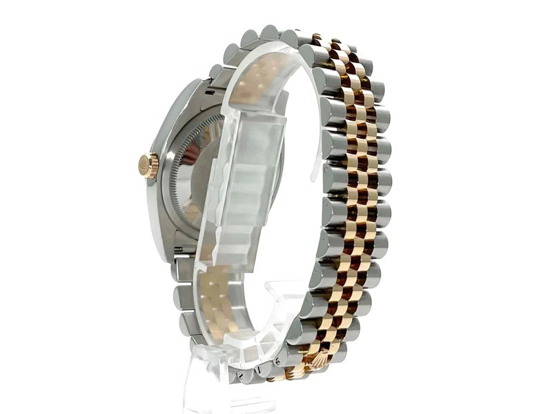 Rolex Datejust 36 Edelstahl Roségold 116201 Silber Jubile DIA Jubile-Band aus 2021
