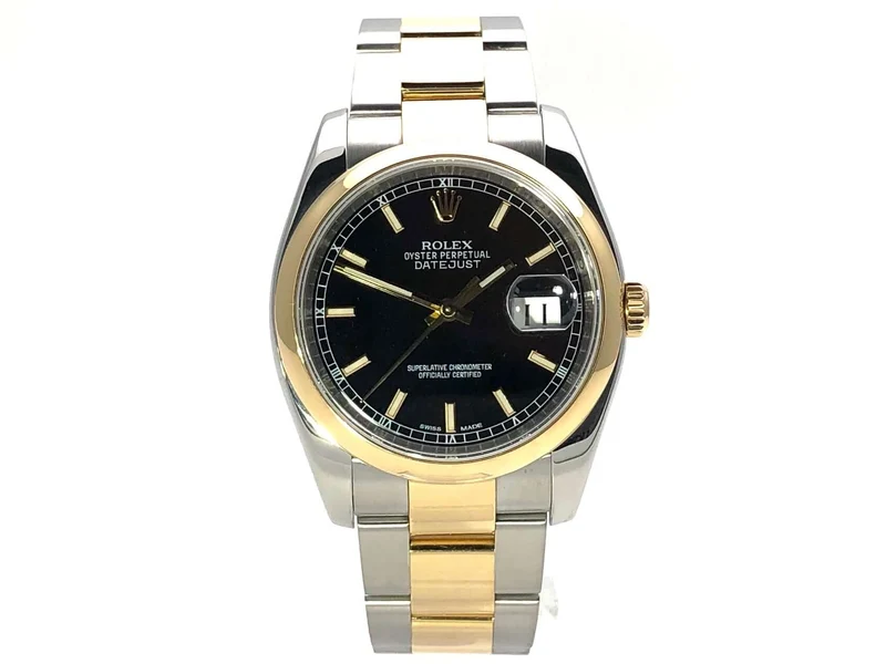 Rolex Datejust 36 116203 Schwarz aus 2012