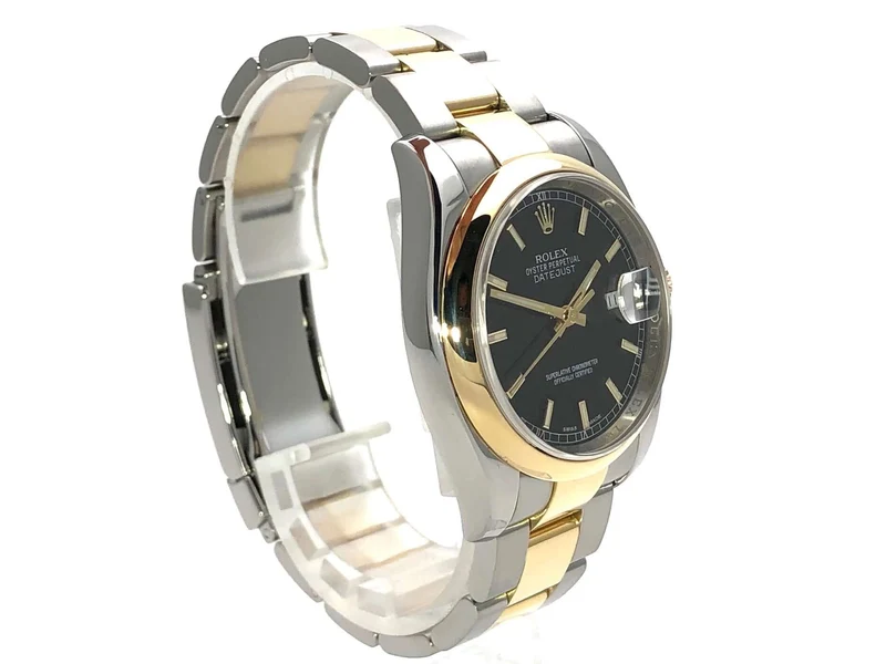 Rolex Datejust 36 116203 Schwarz aus 2012