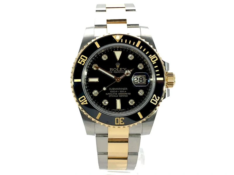 Rolex Submariner Date 116613LN Edelstahl Gelbgold Diamant aus 2020