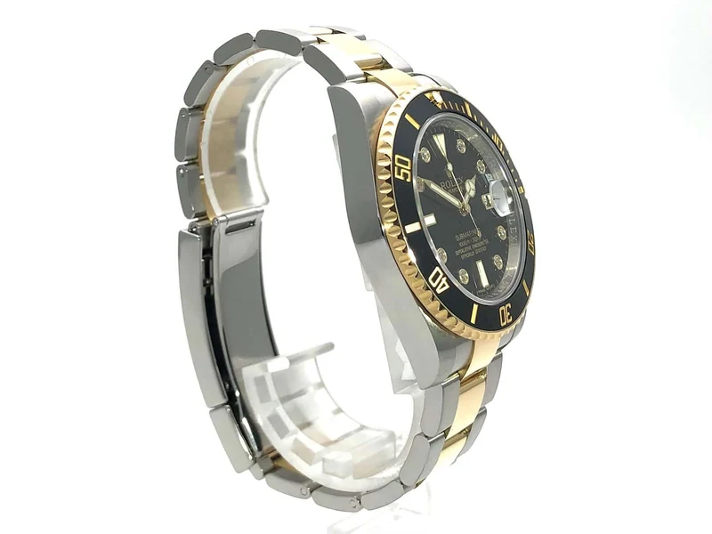 Rolex Submariner Date 116613LN Edelstahl Gelbgold Diamant aus 2020