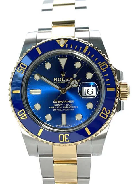 Rolex Submariner Date Edelstahl Gelbgold 116613LB aus 2018