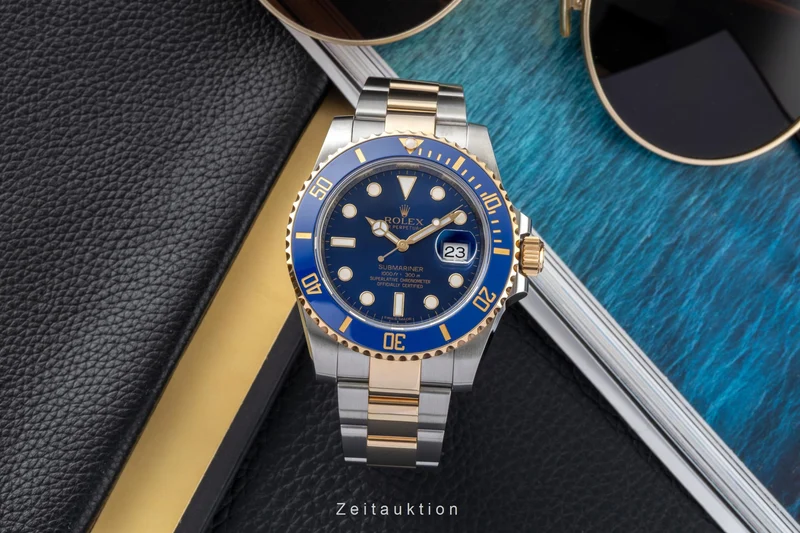 Rolex Submariner steel / gold automatic men's watch 116613LB [2601511]