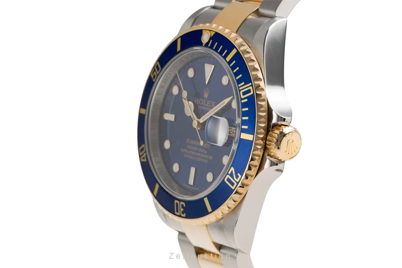 Rolex Submariner steel / gold automatic men's watch 16613 T [2601403]