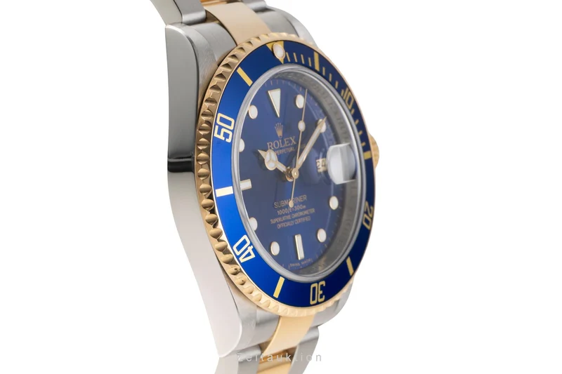 Rolex Submariner steel / gold automatic men's watch 16613 T [2601403]
