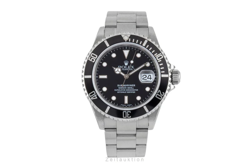 Rolex Submariner steel automatic men's watch 16610 T [2601454]