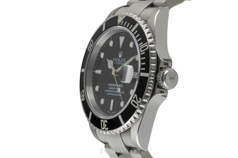 Rolex Submariner steel automatic men's watch 16610 T [2601454]