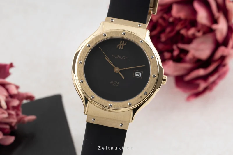 Hublot MDM 18 ct gold quartz women's watch 1400-100 [2600986]