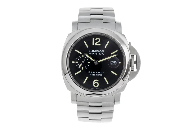 Panerai Luminor Marina steel automatic men's watch PAM00299 LP: 10200EUR [2601482]