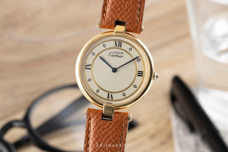 Cartier Vermeil silver-gilt quartz unisex [2601129]