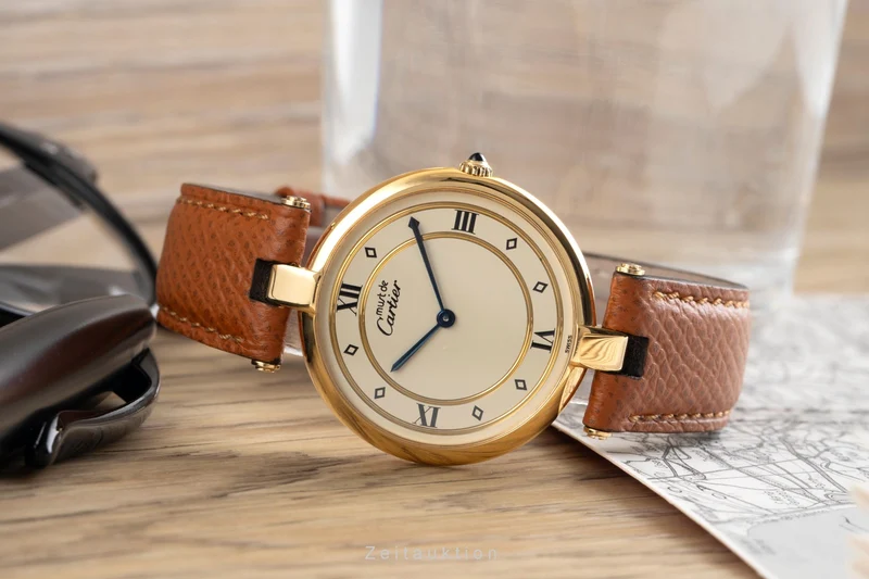Cartier Vermeil silver-gilt quartz unisex [2601129]