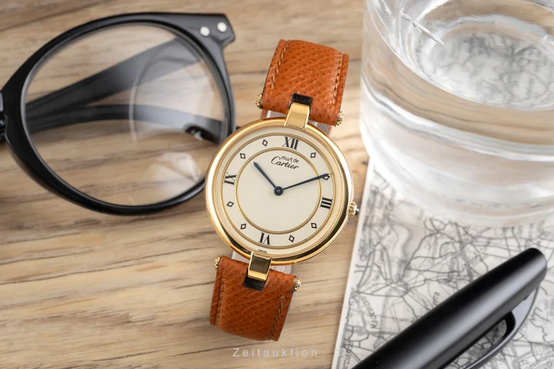 Cartier Vermeil silver-gilt quartz unisex [2601129]