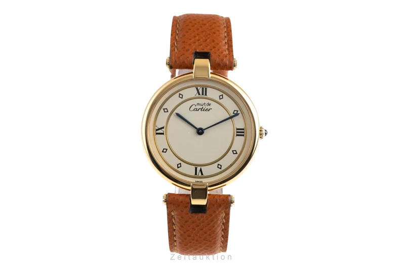 Cartier Vermeil silver-gilt quartz unisex [2601129]