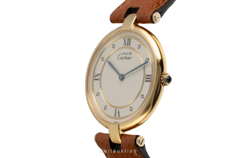Cartier Vermeil silver-gilt quartz unisex [2601129]