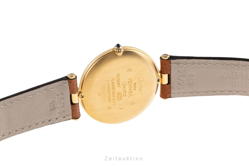 Cartier Vermeil silver-gilt quartz unisex [2601129]