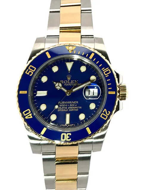 Rolex Submariner Date 116613LB Edelstahl - Gelbgold