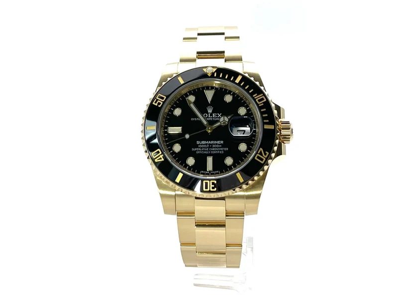 Rolex Submariner Date 116618LN Gelbgold ungetragen aus 2020 LC100