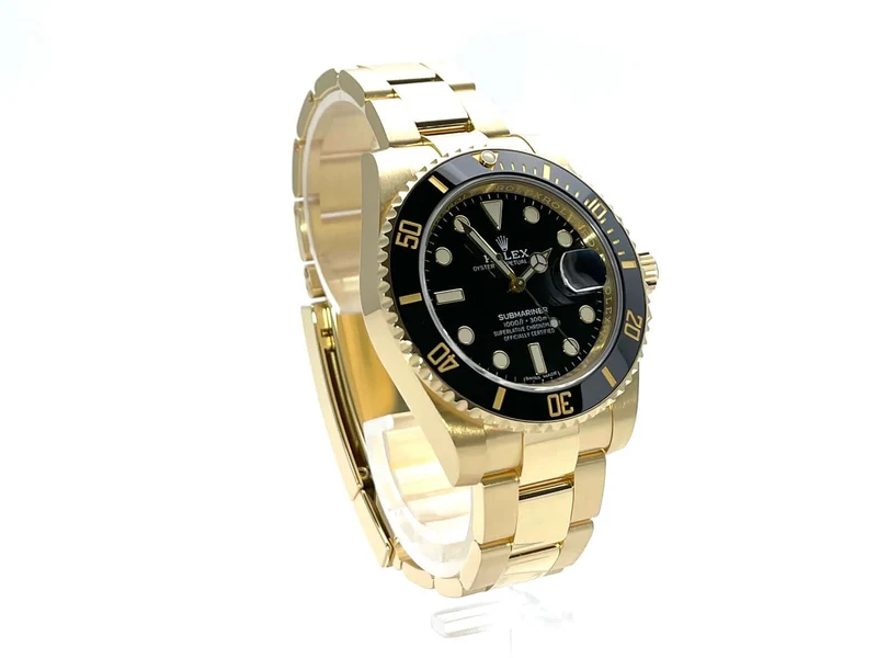 Rolex Submariner Date 116618LN Gelbgold ungetragen aus 2020 LC100