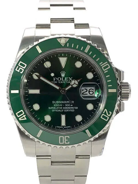 Rolex Submariner Date LV 116610LV aus 2015 LC100 neuer Service