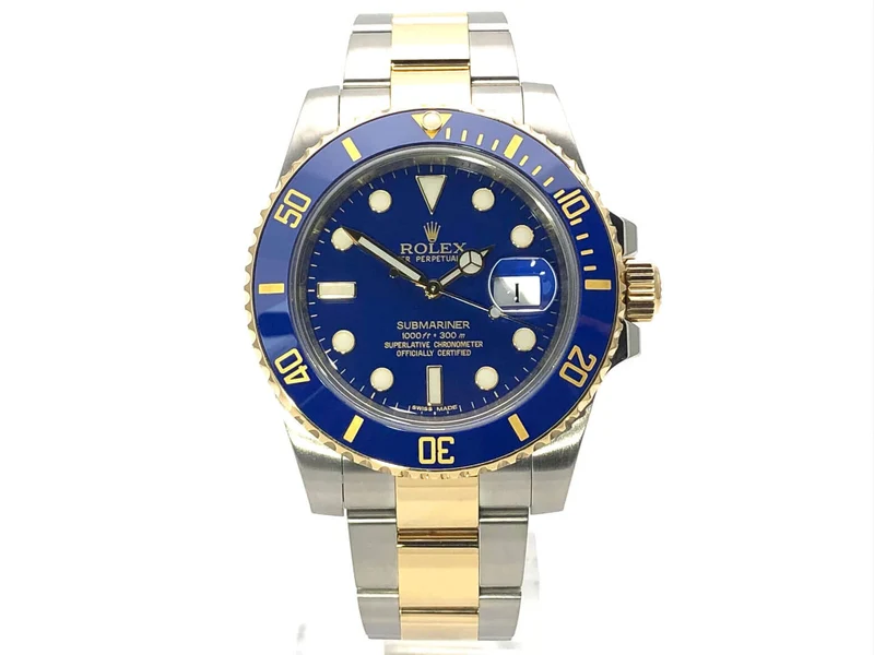 Rolex Submariner Date Edelstahl Gelbgold 116613LB aus 2012 LC100
