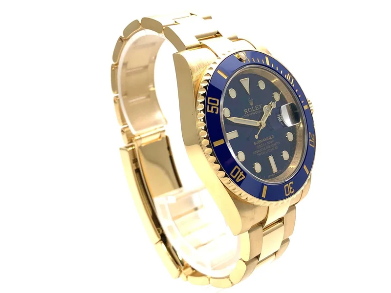 Rolex Submariner Date Gelbgold 116618LB ungetragen LC100 aus 2019