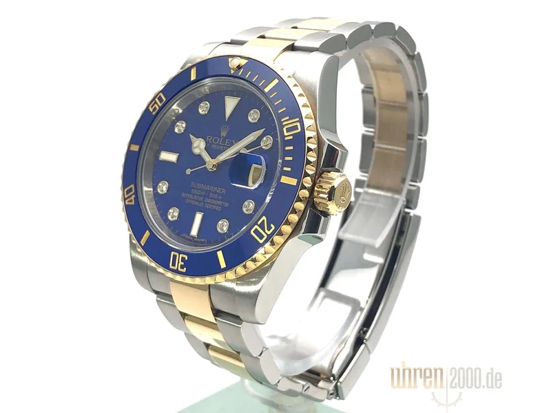 Rolex Submariner Date 116613LB Diamant LC100 aus 2014