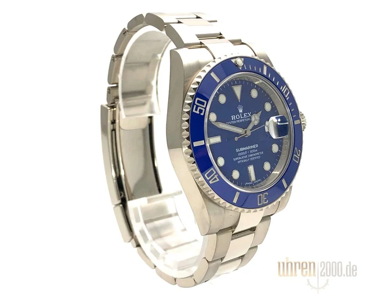 Rolex Submariner Date Weißgold 116619LB ungetragen aus 2019