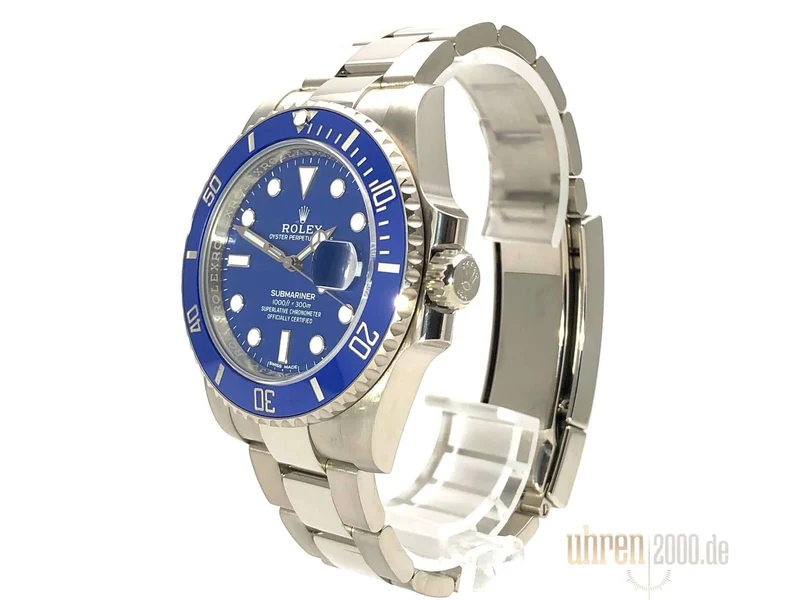 Rolex Submariner Date Weißgold 116619LB ungetragen aus 2019