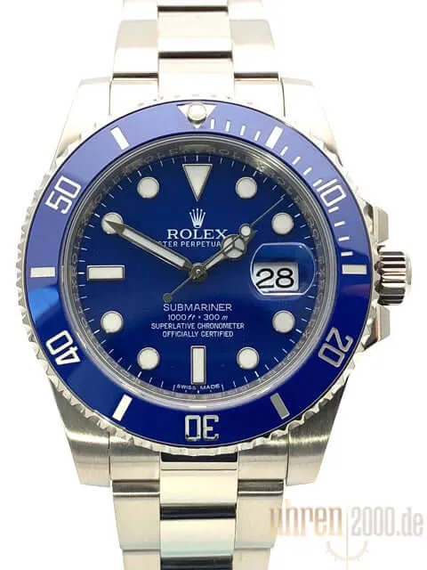 Rolex Submariner Date Weißgold 116619LB aus 2013