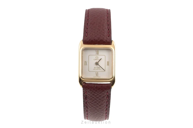 Omega De Ville gilt-brass quartz women's watch 591.0153.1 Vintage [2507380]
