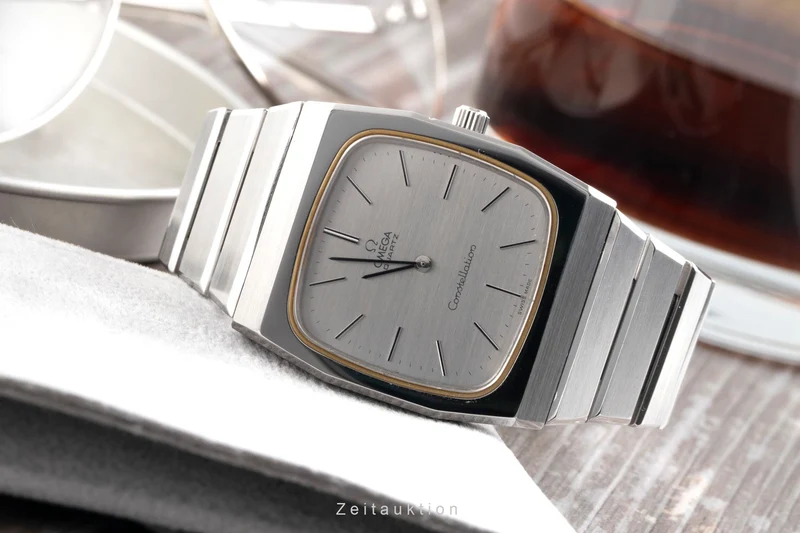 Omega Constellation steel quartz men's watch 391.0801, 191.0051 Vintage [2404426]