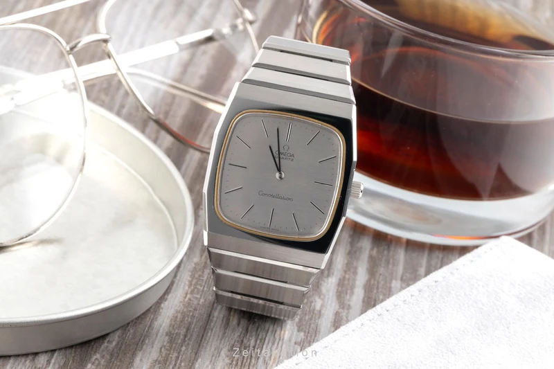 Omega Constellation steel quartz men's watch 391.0801, 191.0051 Vintage [2404426]