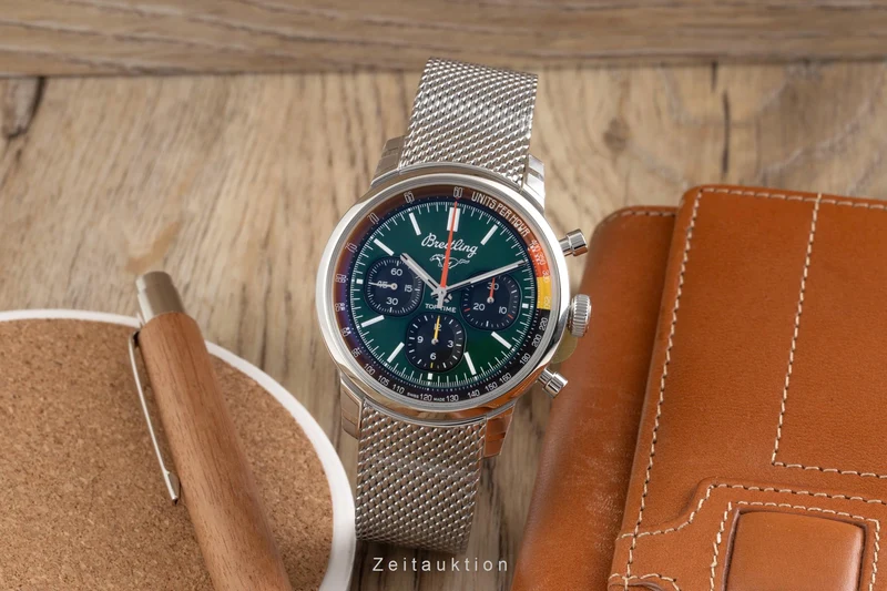 Breitling Top Time chronograph steel automatic men's watch AB01762A1L1A1 LP: 7650EUR [2601353]