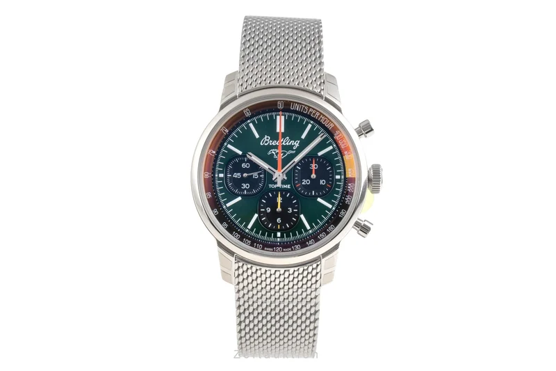 Breitling Top Time chronograph steel automatic men's watch AB01762A1L1A1 LP: 7650EUR [2601353]