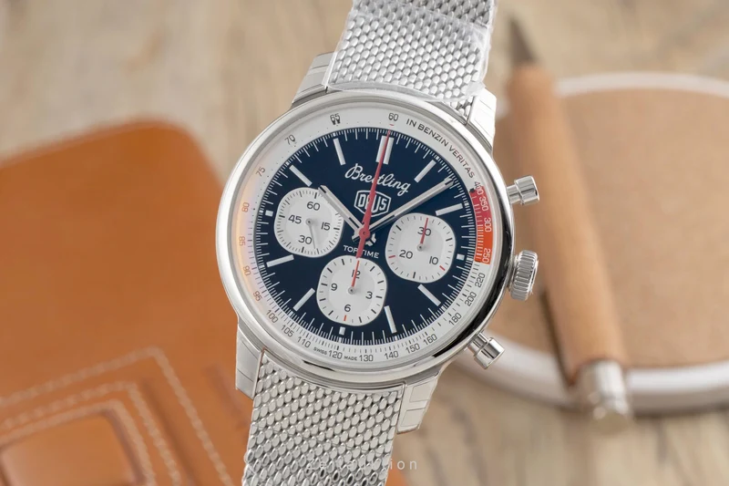 Breitling Top Time chronograph steel automatic men's watch AB01765A1B1A1 LP: 7650EUR [2601352]