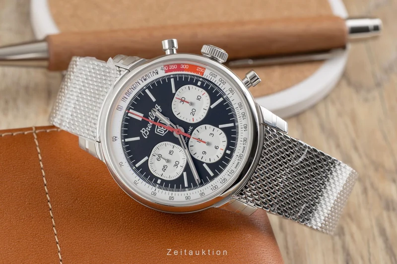 Breitling Top Time chronograph steel automatic men's watch AB01765A1B1A1 LP: 7650EUR [2601352]