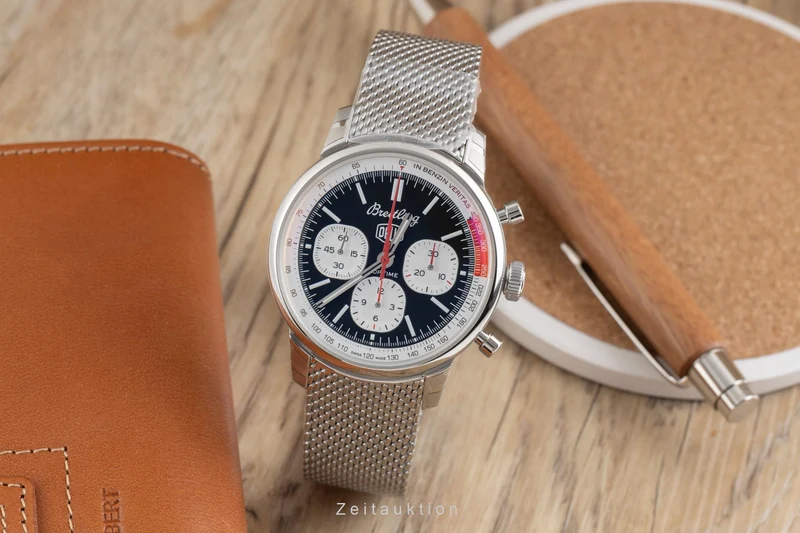 Breitling Top Time chronograph steel automatic men's watch AB01765A1B1A1 LP: 7650EUR [2601352]
