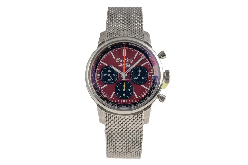 Breitling Top Time chronograph steel automatic men's watch AB01761A1K1A1 LP: 7650EUR [2601350]