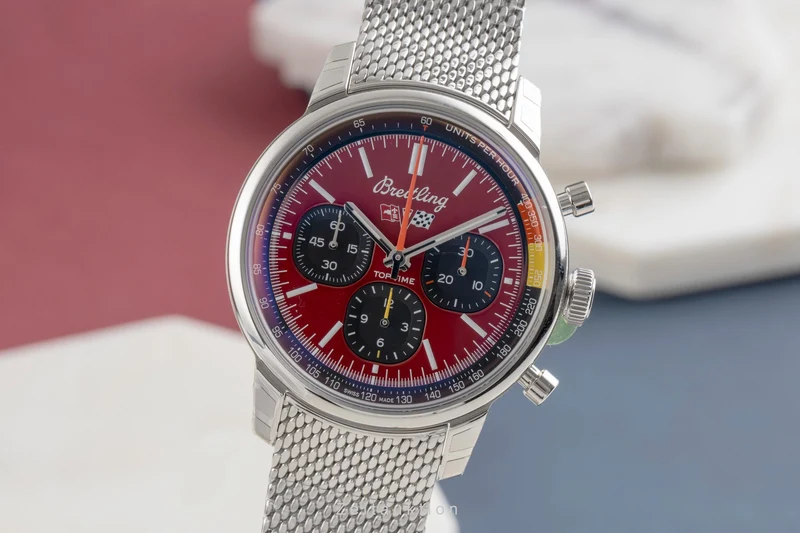 Breitling Top Time chronograph steel automatic men's watch AB01761A1K1A1 LP: 7650EUR [2601350]