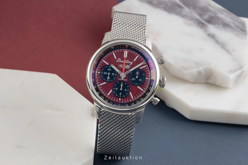 Breitling Top Time chronograph steel automatic men's watch AB01761A1K1A1 LP: 7650EUR [2601350]