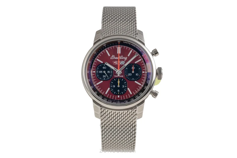Breitling Top Time chronograph steel automatic men's watch AB01761A1K1A1 LP: 7650EUR [2601350]