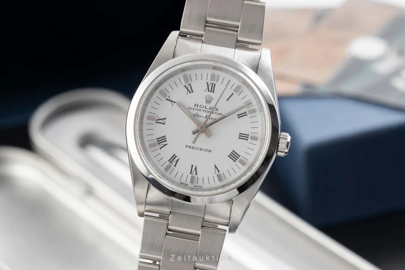 Rolex Air King steel automatic men's watch 14000 [2601386]
