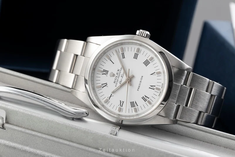 Rolex Air King steel automatic men's watch 14000 [2601386]